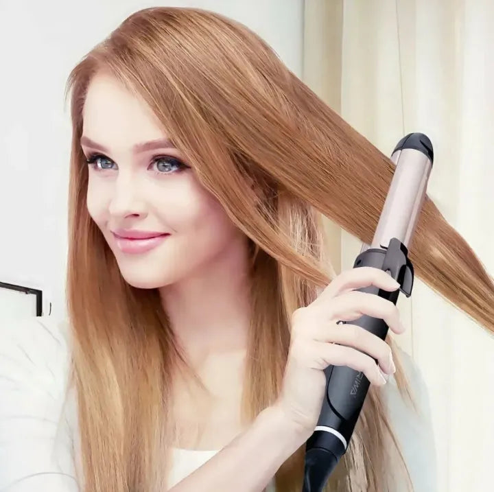 RIWA Curler Hair Straightener Crimper 3 in 1 Styler